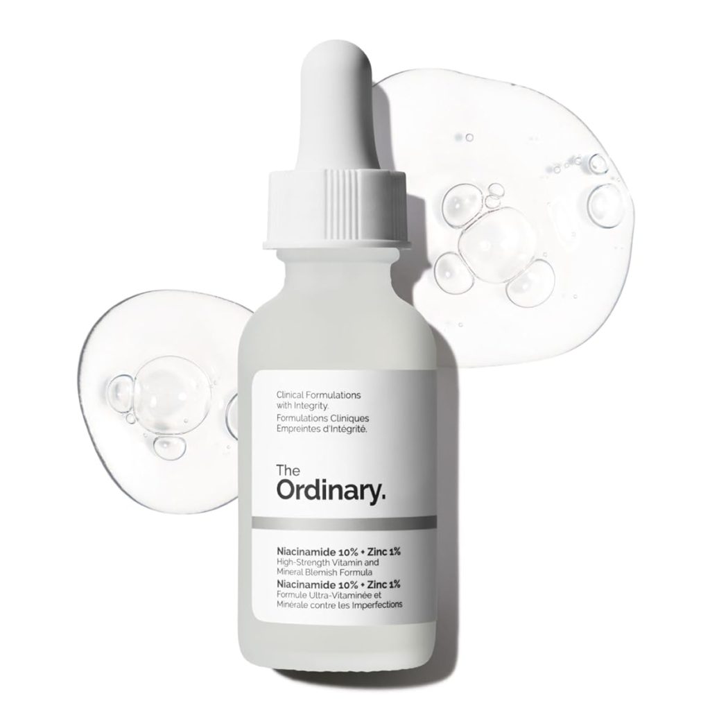The Ordinary Niacinamide 10% + Zinc 1% 30ml serum for acne and oil control