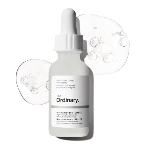 The Ordinary Niacinamide 10% + Zinc 1% 30ml serum for acne and oil control