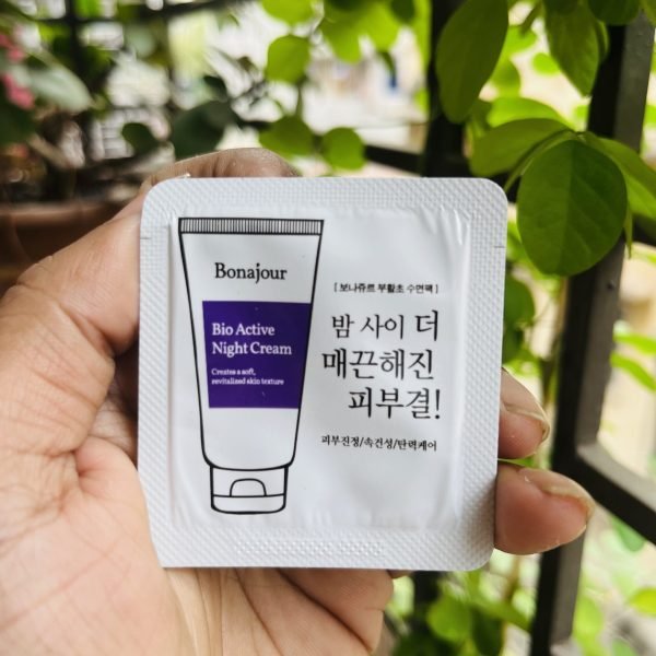 Bonajour Bio active night cream Sample