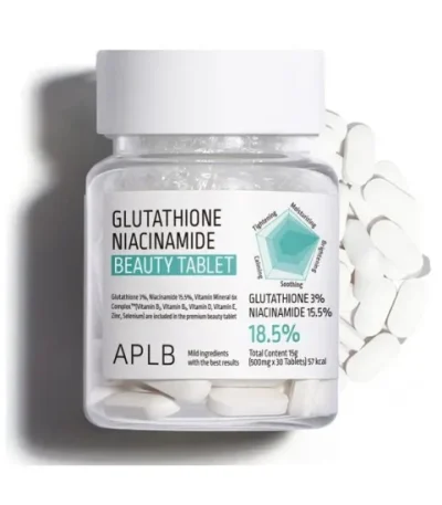 APLB Glutathione Niacinamide Beauty Tablet 500mg x 30 Tablets