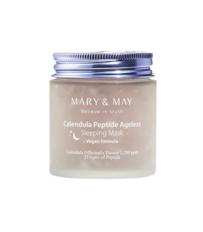 MARY&MAY CALENDULA PEPTIDE AGELESS SLEEPING MASK 110G