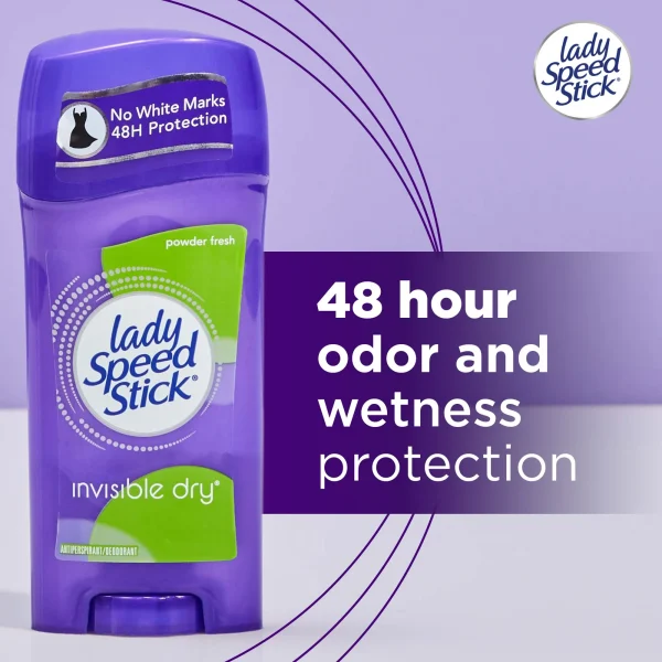 Lady Speed Stick Powder Fresh Invisible Dry Deodorant – 65g
