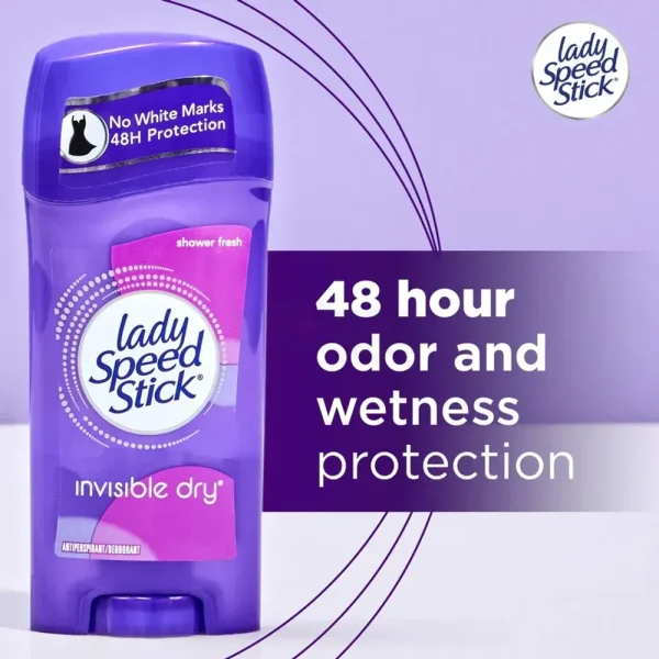 Lady Speed Stick Shower Fresh Invisible Dry Deodorant - 65gm