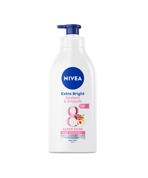 Nivea Extra Bright Radiant & Smooth Body Lotion 550ml