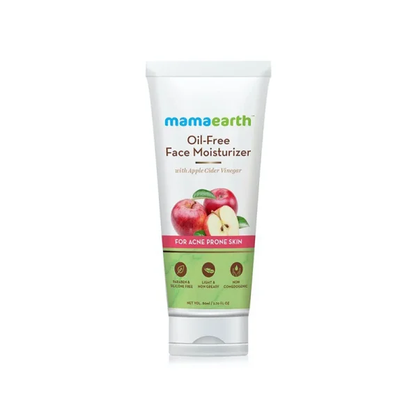 Mamaearth oil-free face moisturizer for acne-prone skin – 80ml