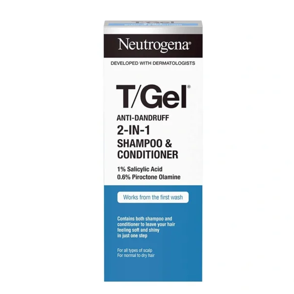 Neutrogena T/Gel 2 in 1 Anti-Dandruff Shampoo and Conditioner 250ml