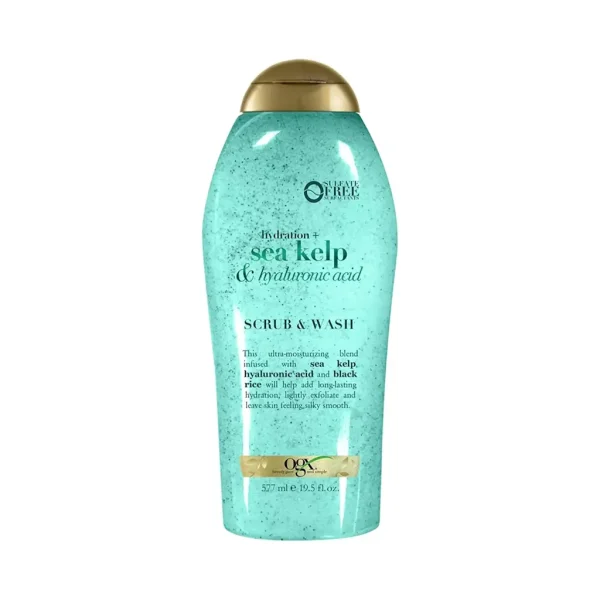 Ogx Sea Kelp & Hyaluronic Acid Body Scrub & Wash