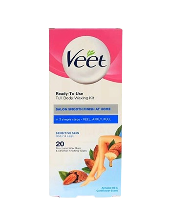 Veet Wax Strips for Sensitive Skin 20 Strips