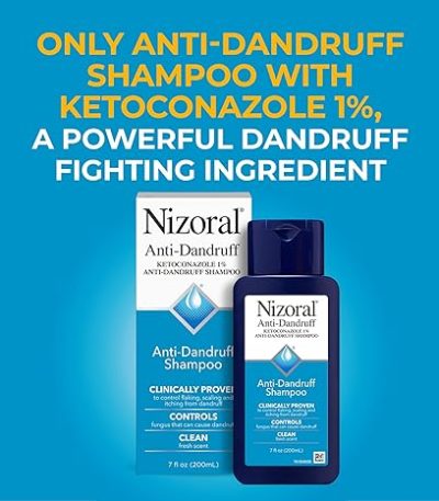 Nizoral Anti-Dandruff Shampoo for effective dandruff & itchy scalp relief