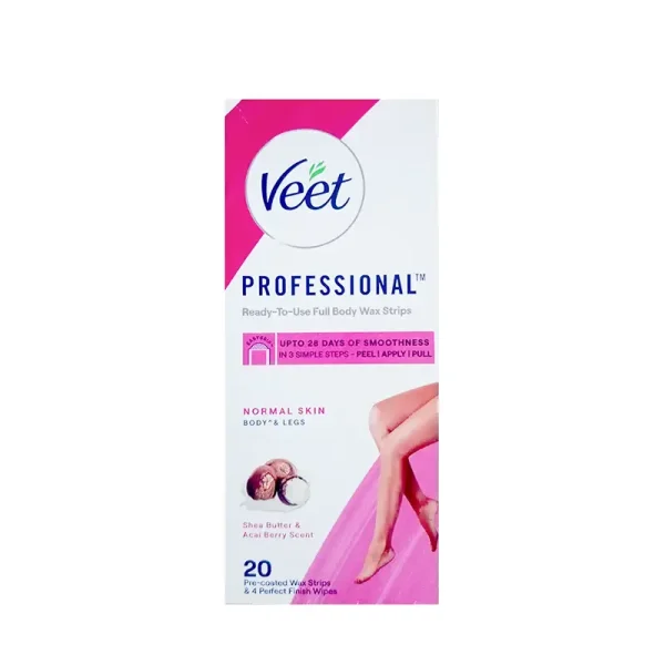 Veet Wax Strips for Normal Skin – 20 Strips