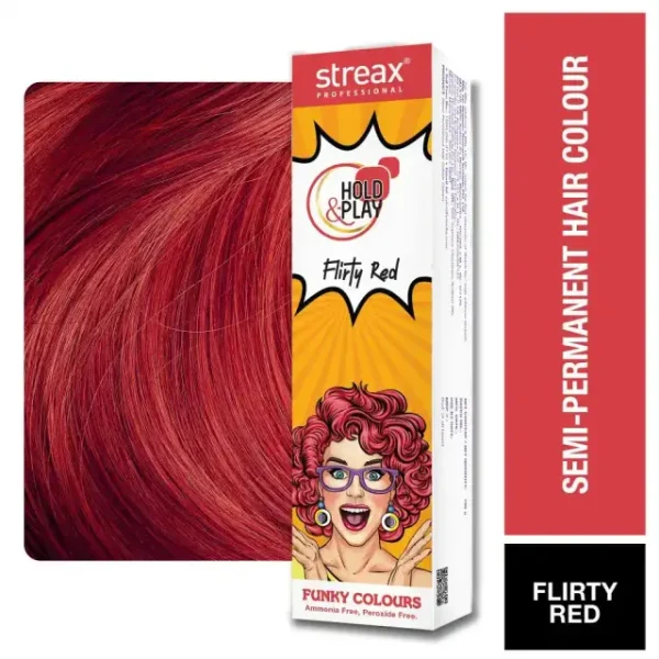 Streax Flirty Red Hair Colour 100gm