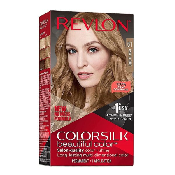 Revlon ColorSilk Permanent Hair Color 61 Dark Blonde