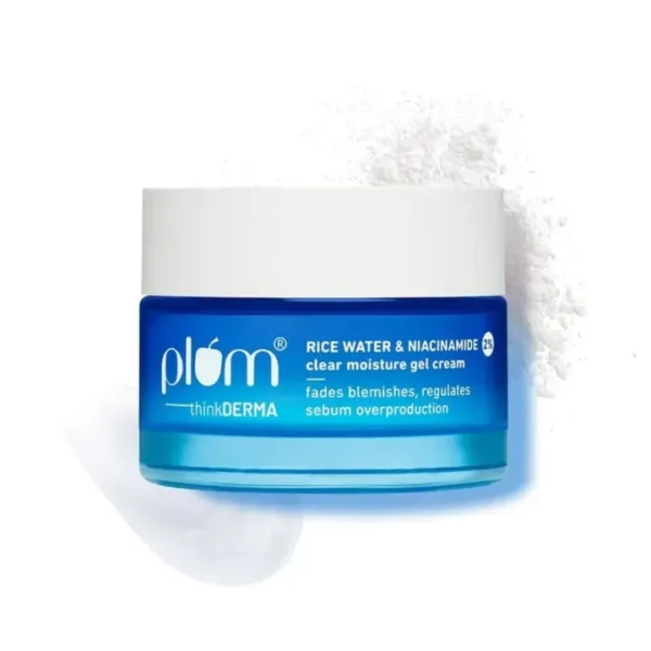 Plum 2% Niacinamide & Rice Water Clear Moisture Gel Cream 50gm IN BD