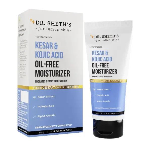 Dr. Sheth’s Kesar & Kojic Acid Oil Free Moisturizer Description