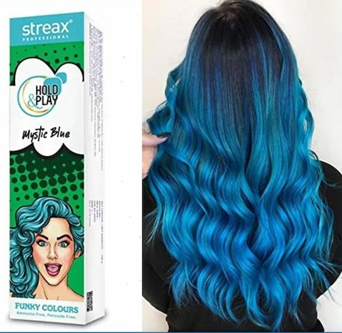 Streax Mystic Blue Hair Colou 100 g