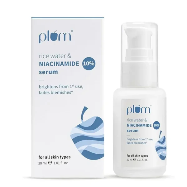 Plum Niacinamide & Rice Water Serum 30 Ml