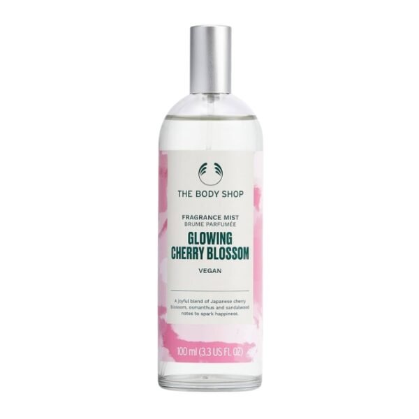 The Body Shop Glowing Cherry Blossom Body Mist 100ml In Bd